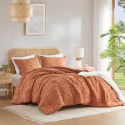 Gigi - Full/Queen Comforter Mini Set - Terracotta