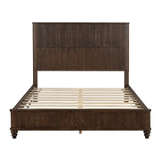 Platform Bed Frame & Tall Headboard