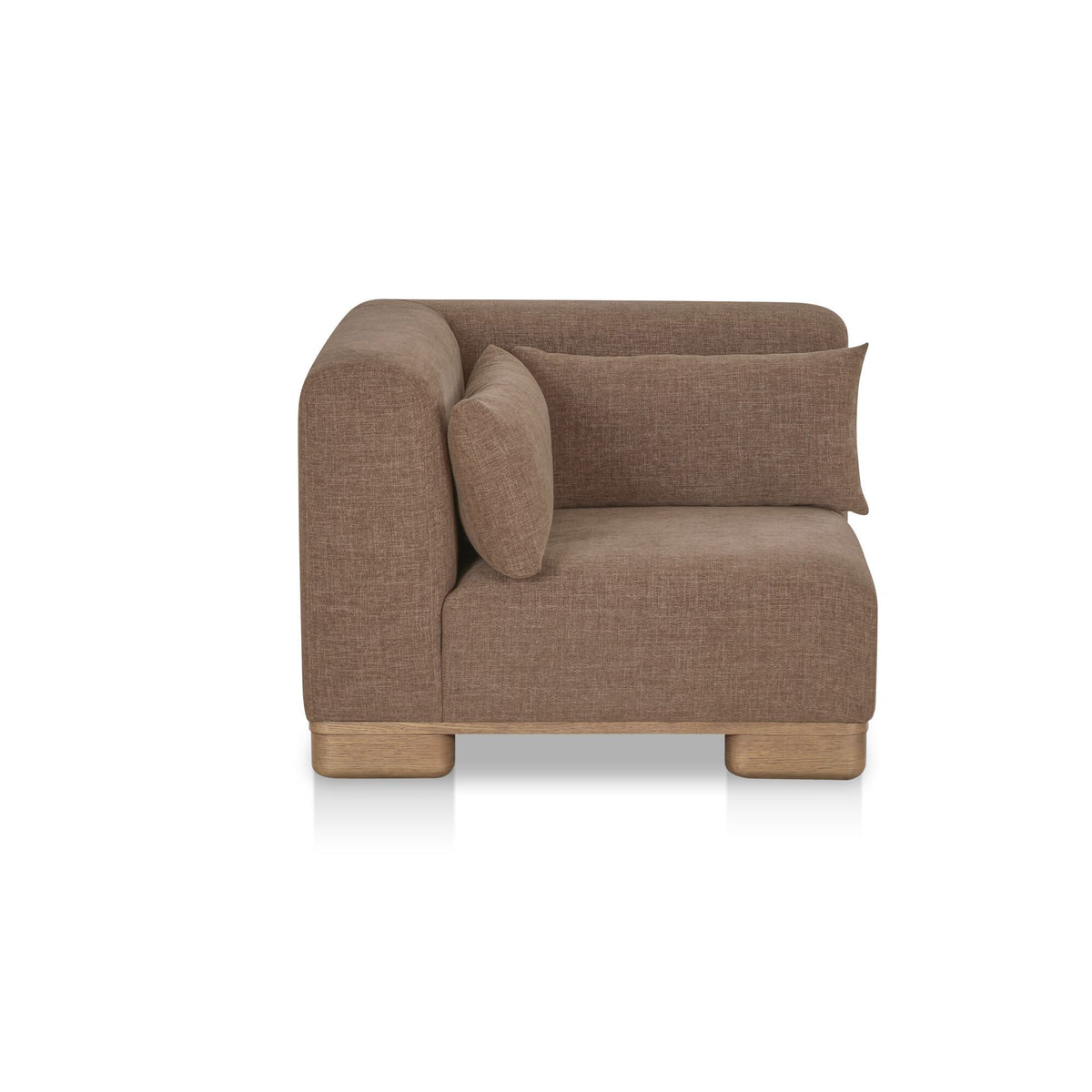 June - Corner Chair - Dark Brown