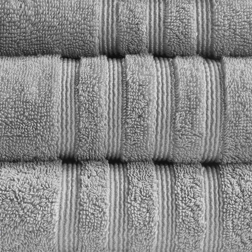 Nurture - Sustainable Antimicrobial 6 Piece Towel Set - Gray