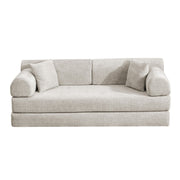 Convertible Sleeper Sofa Bed, Folding Mattress Couch - Light Camel