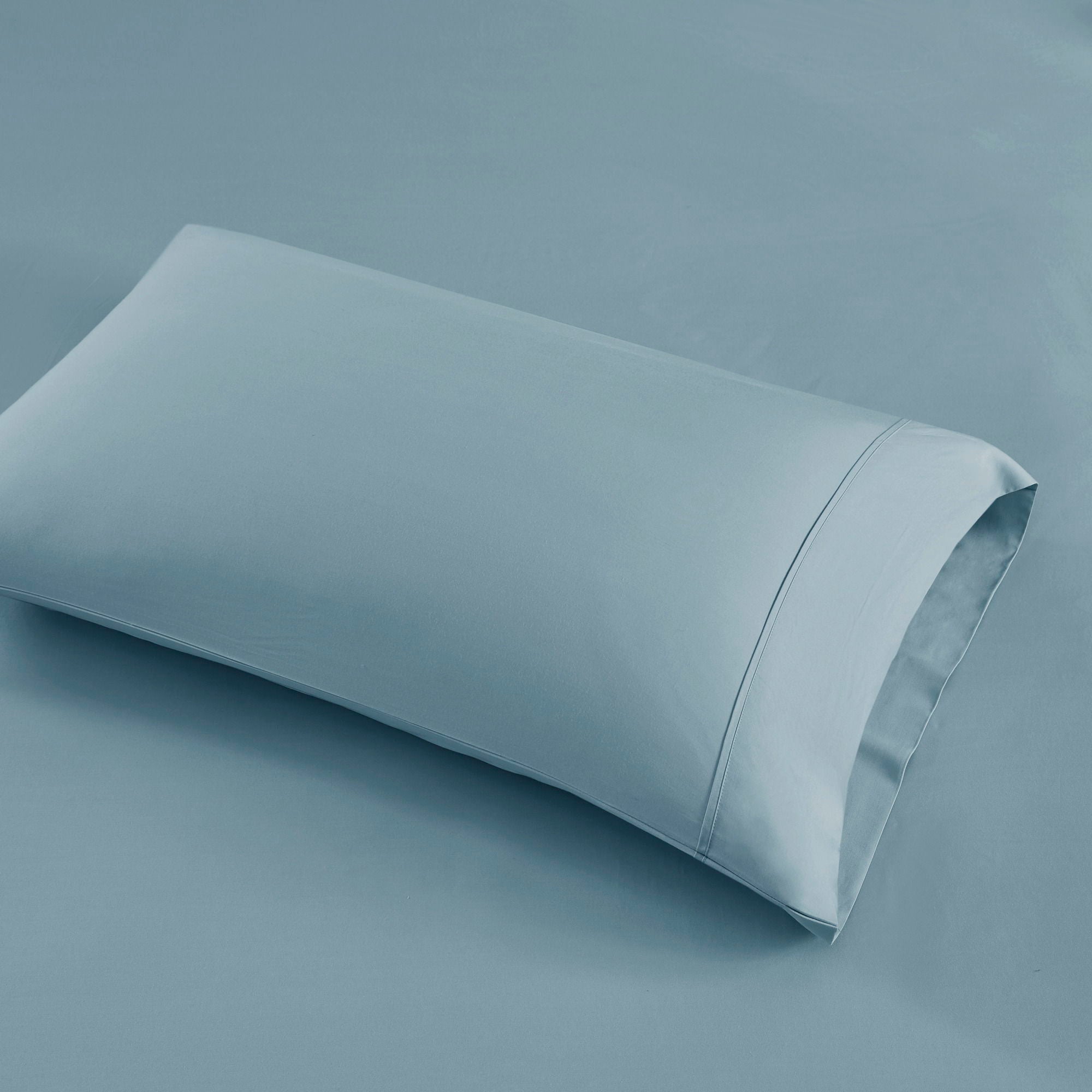 1000 Thread Count - Queen HeiQ Smart Temperature Blend 4 Piece Sheet Set - Blue