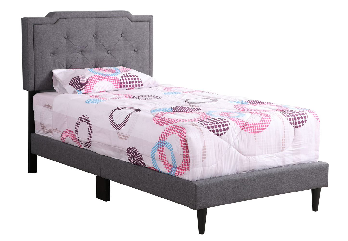 Button Tufted Bed Charming For Cozy Spaces
