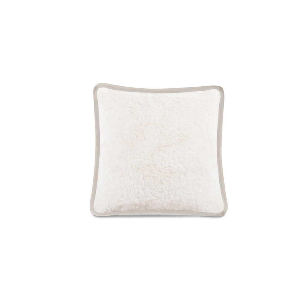 Carr - 25" Cushion - Faux Fur Cream
