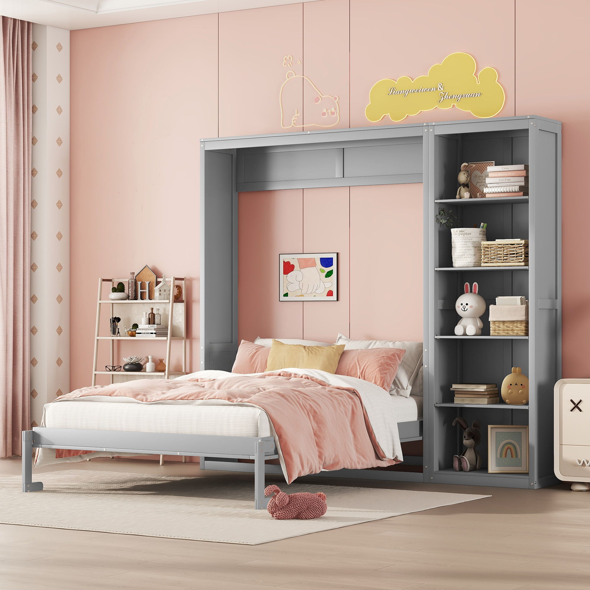 Murphy Wall Bed With Shelves