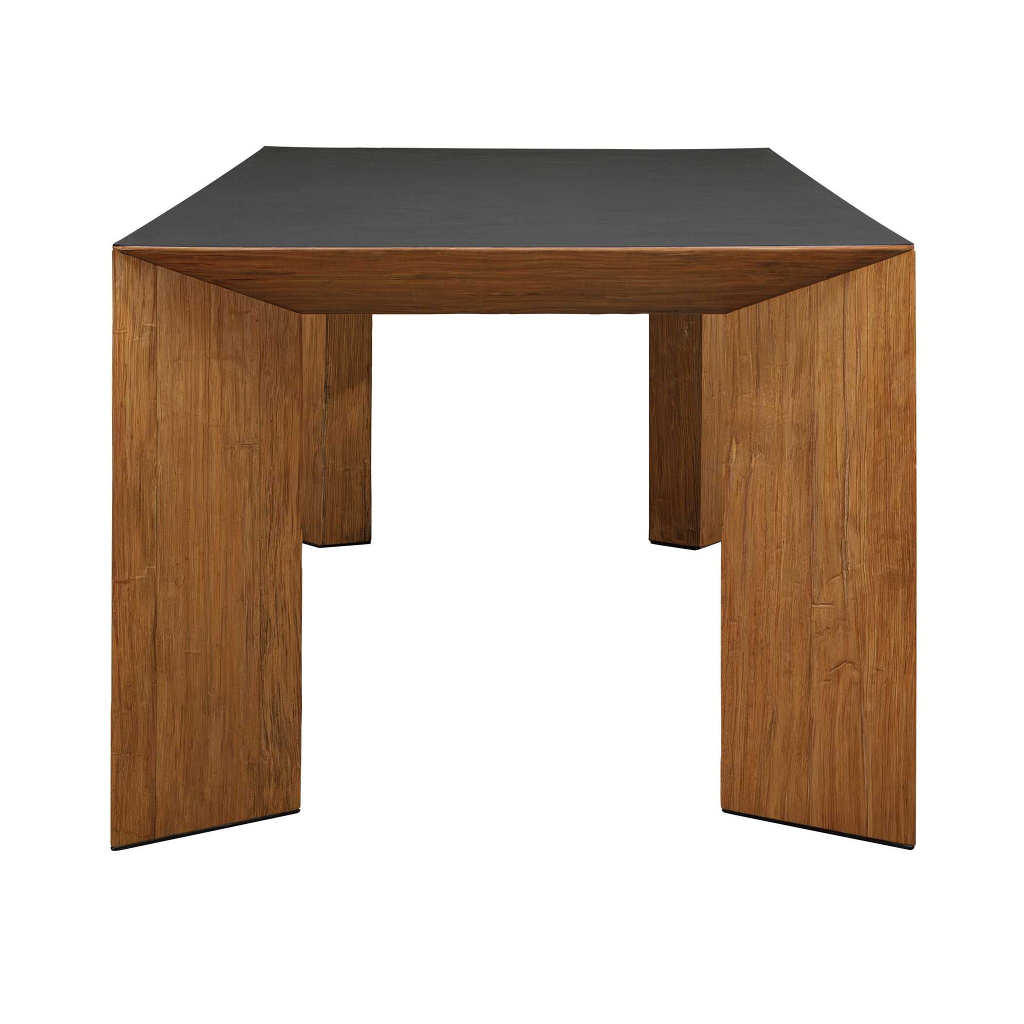 Kelvin - Modern Dining Table - Gray / Woodtone