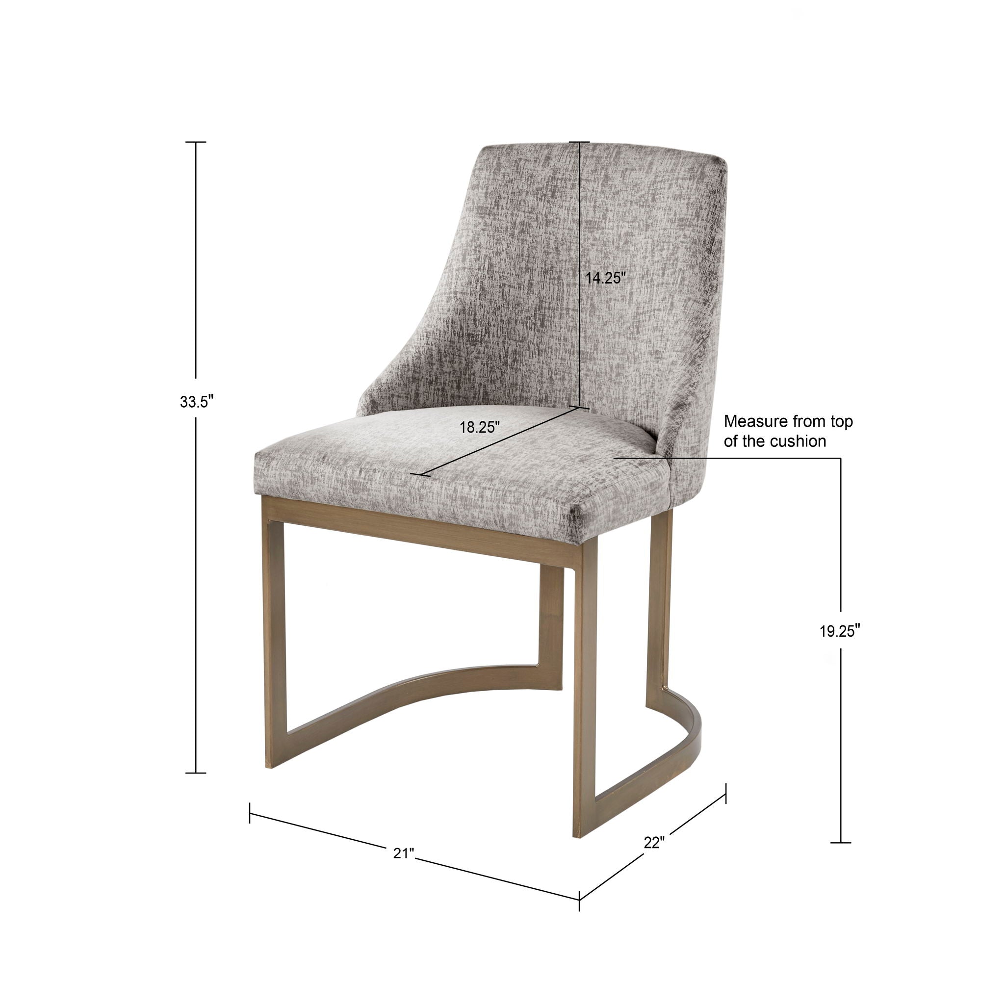 Bryce - Dining Chair (Set of 2) - Gray