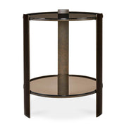 Hanson - Side Table - Bronze & Dark Glass