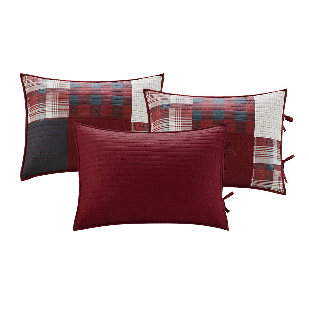 Sunset - 5 Piece Day Bed Cover Set - Red