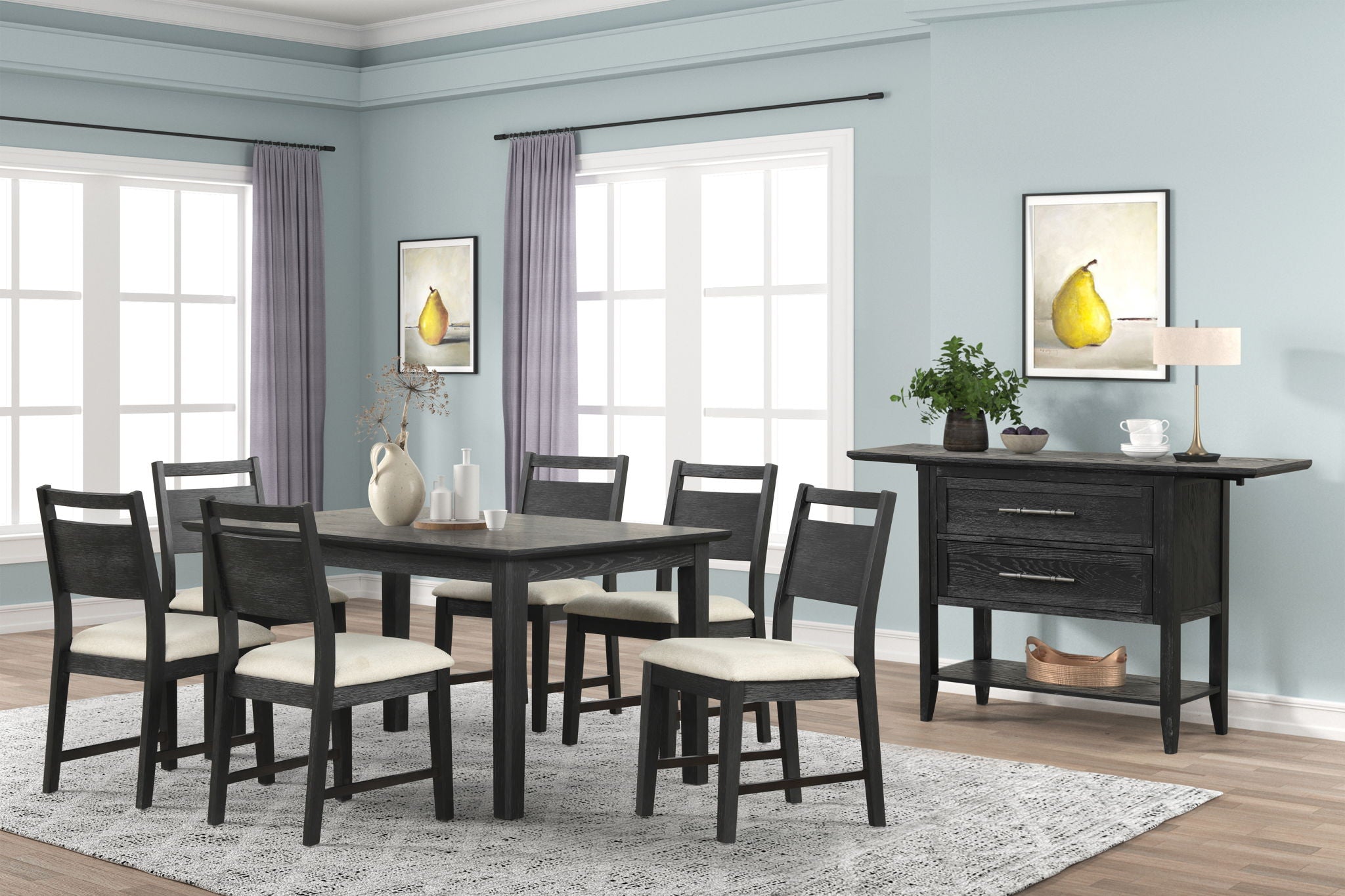 Sable Crest - Dining Set With Round Table