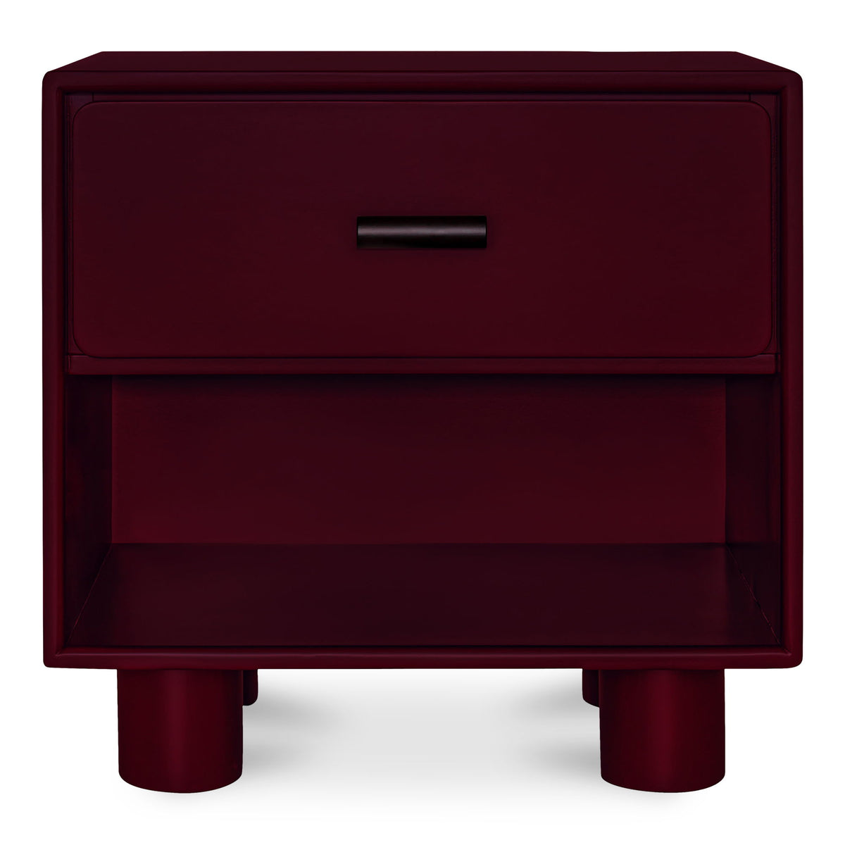 Jolene - Accent Nightstand - Deep Red