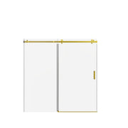 Frameless Single Sliding Shower Door, Sgcc Tempered Glass, Reversible
