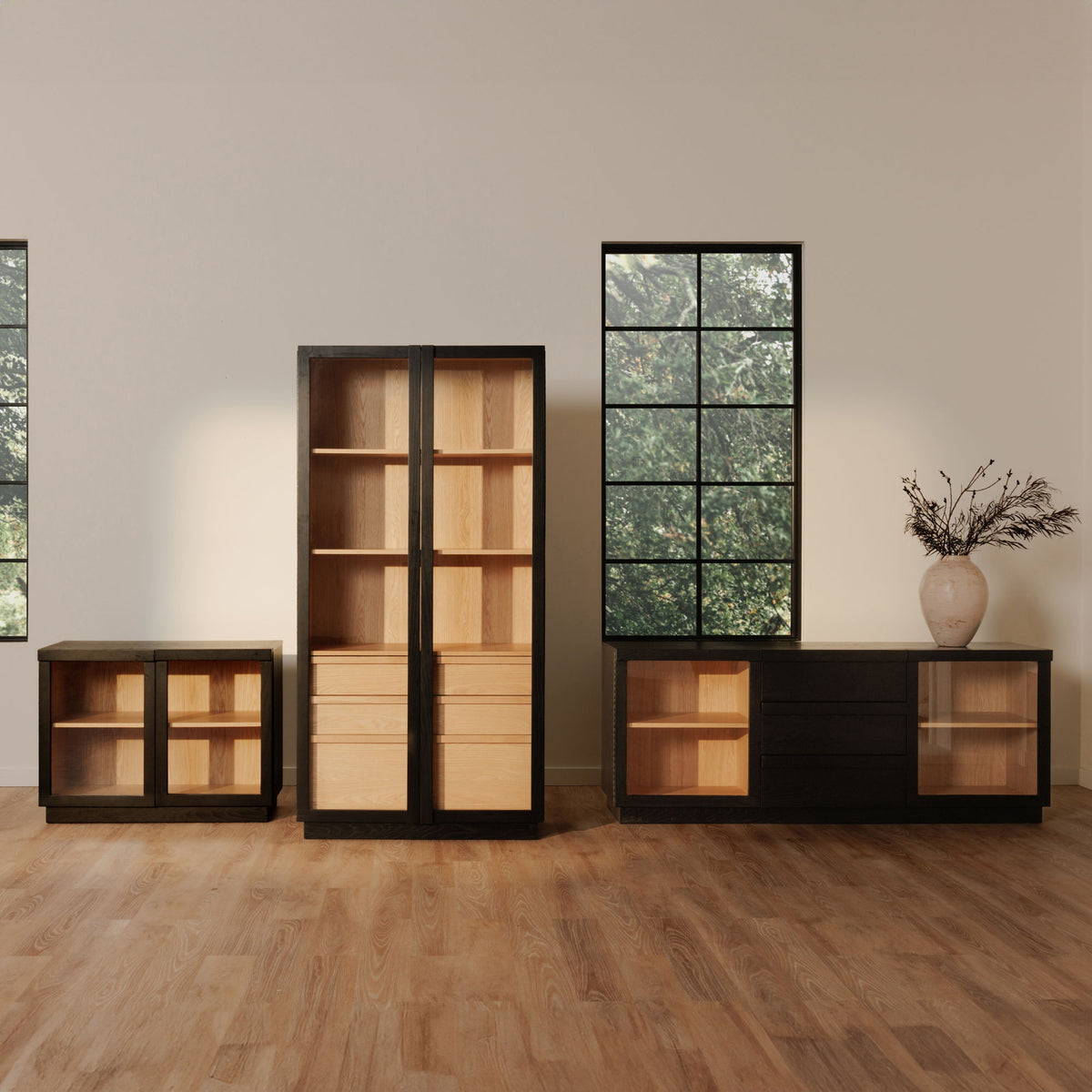 Charlotte - Tall Cabinet - Black