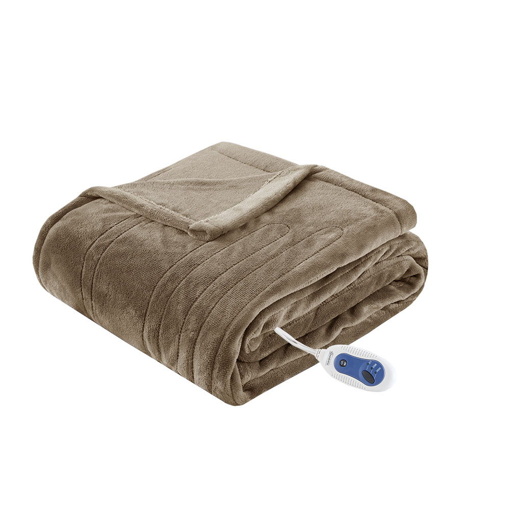 Heated Plush - Throw - Mink