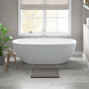 Splendor - 20" x 30" Tufted Reversible Bath Rug - Charcoal