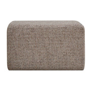 Kelce - Woven Checkered Ottoman - Brown