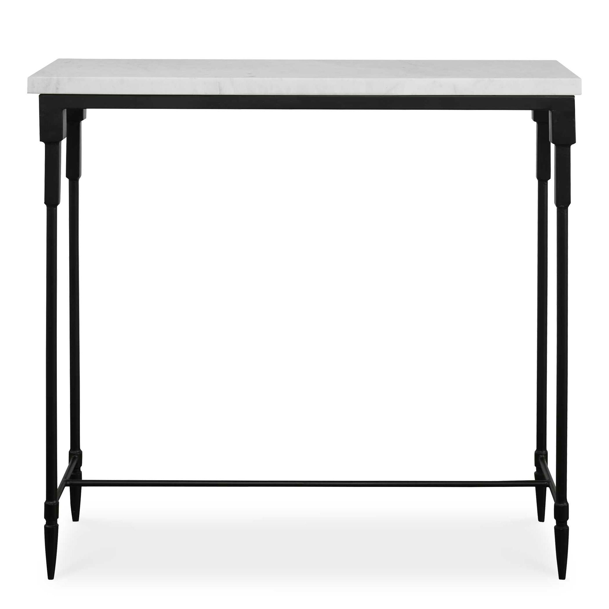 Bourges - Marble Console Table - White