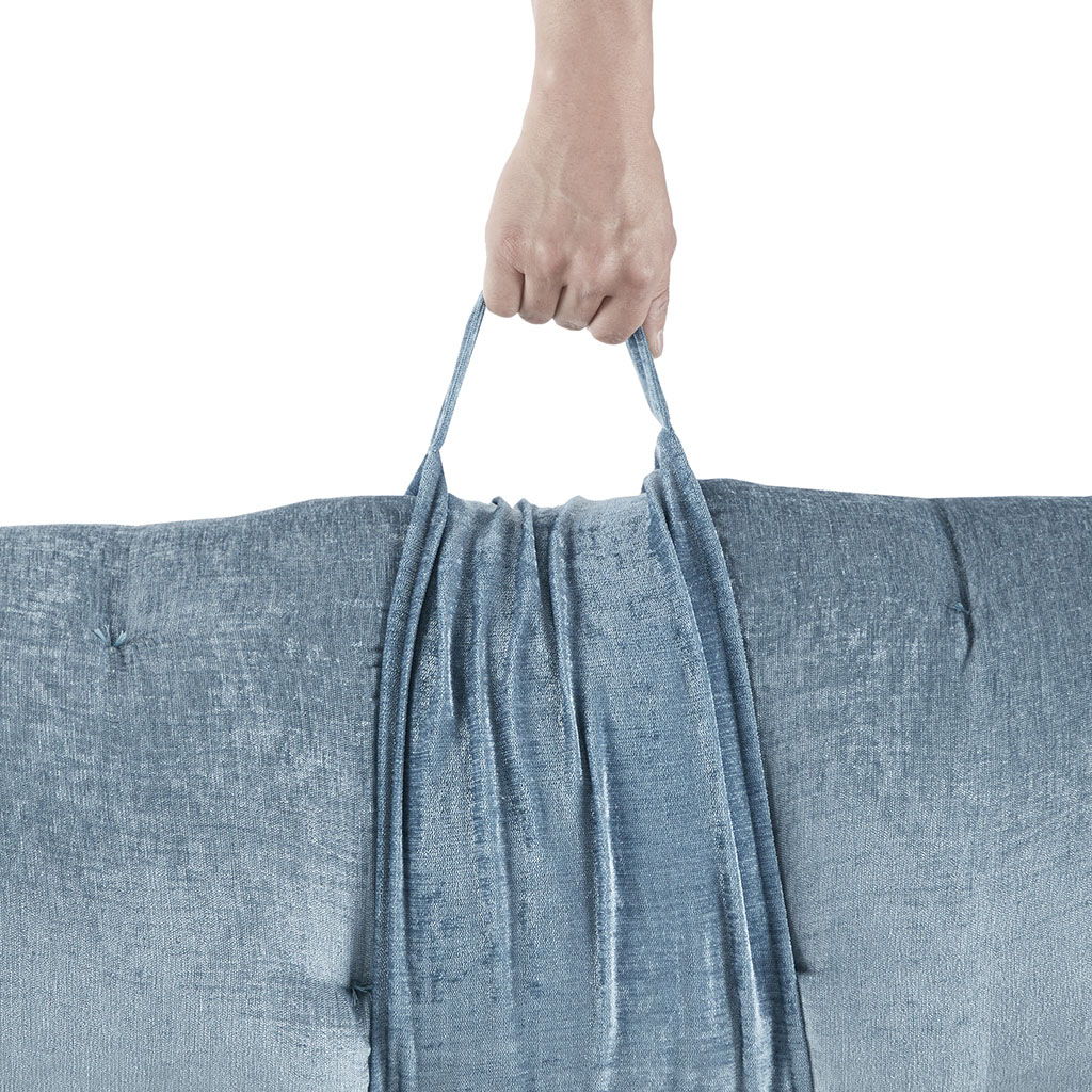 Edelia - Lounge Floor Pillow Cushion - Aqua