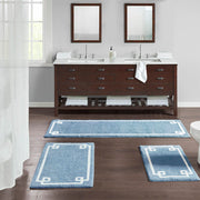 Evan - 24" x 72" Tufted Bath Rug - Blue
