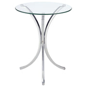Claudia - Side Table - Chrome