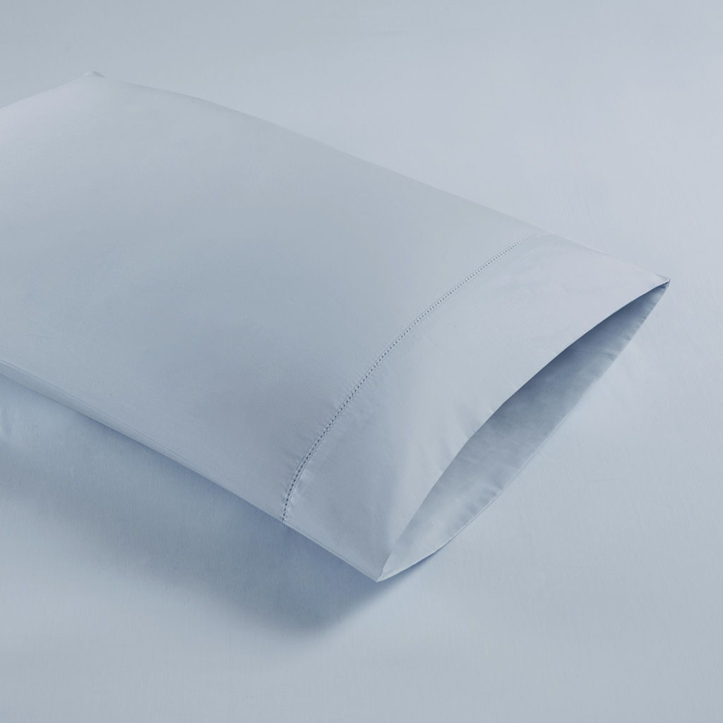500 Thread Count Egyptian Cotton - Queen Deep Pocket Sheet Set - Blue