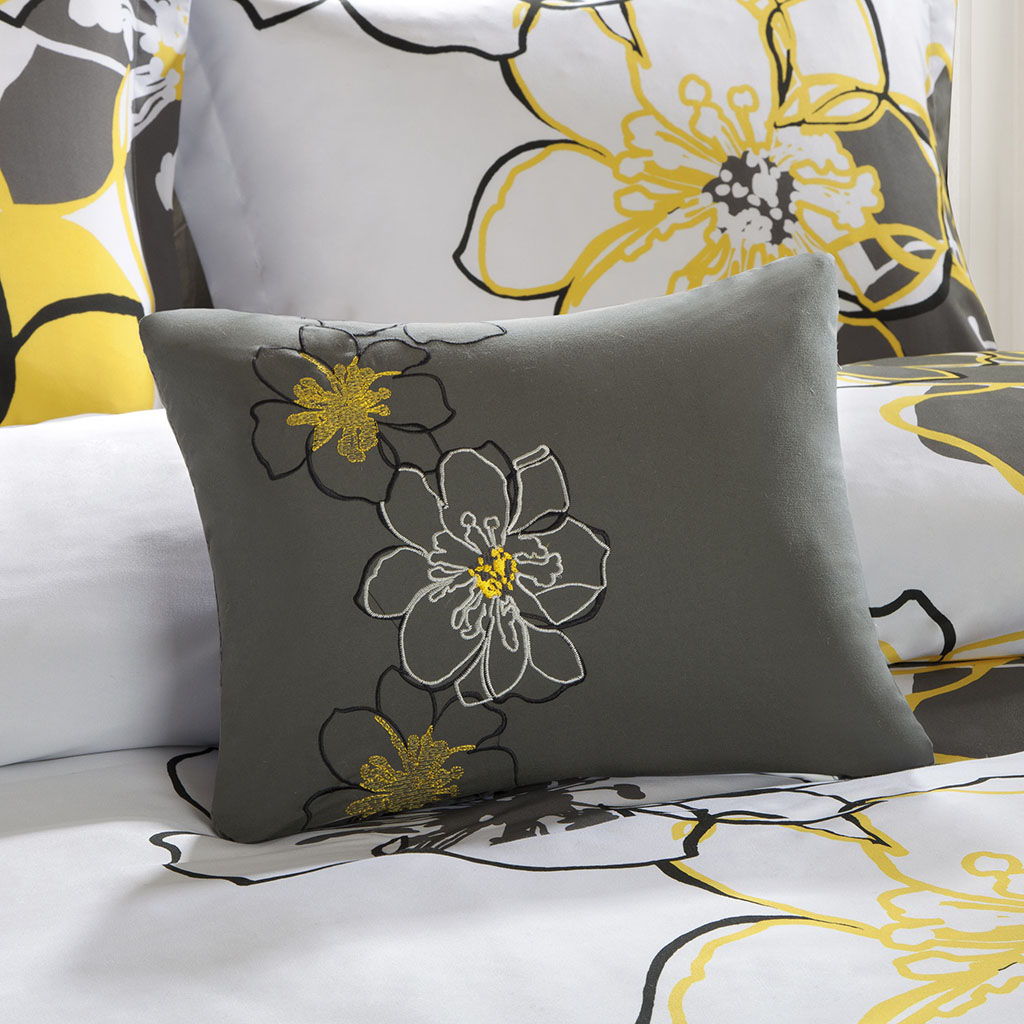 Allison - Twin Long Duvet Cover Set - Yellow