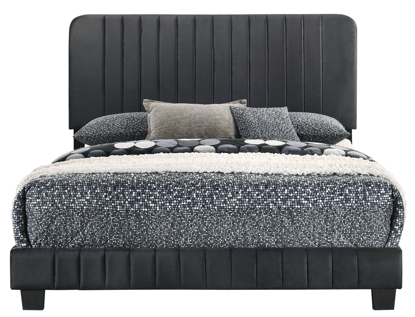 Channel Tufted Bed