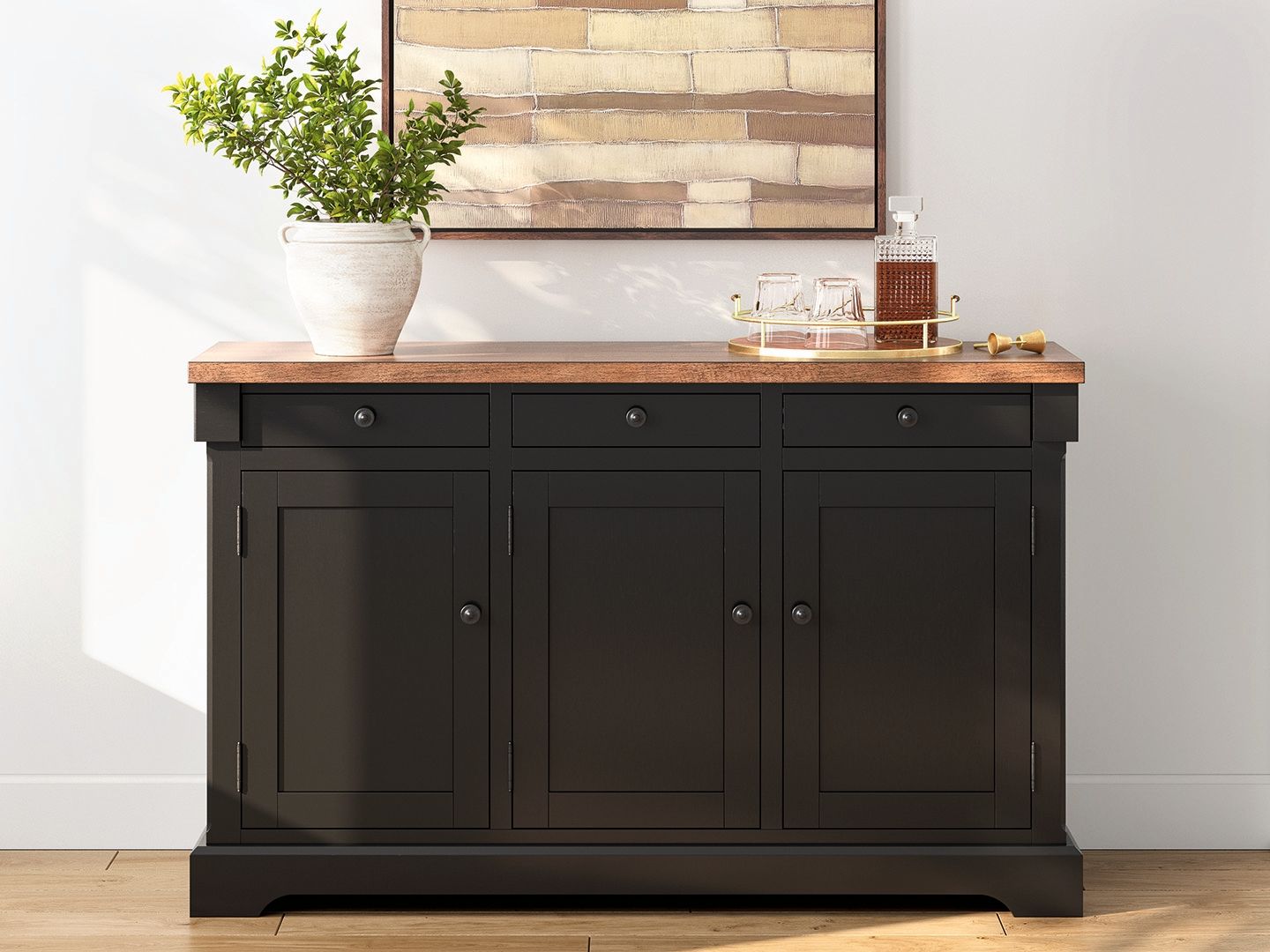 Wildenauer - Dining Room Buffet - Brown / Black