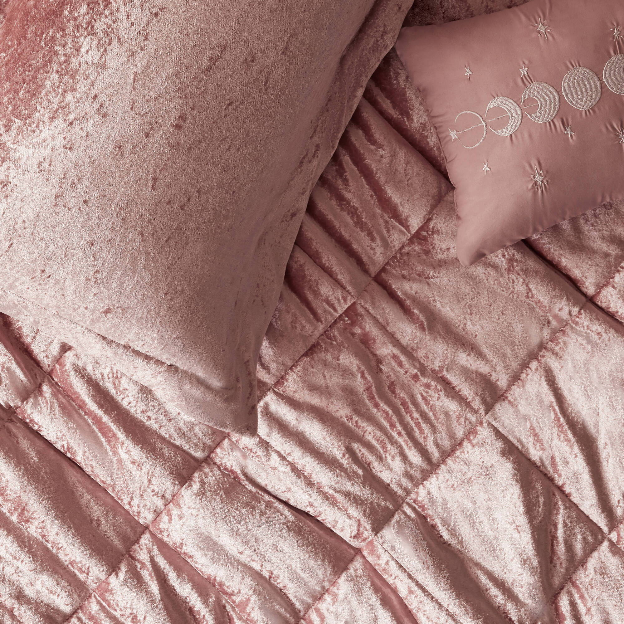 Felicia - King Duvet Cover Set - Blush