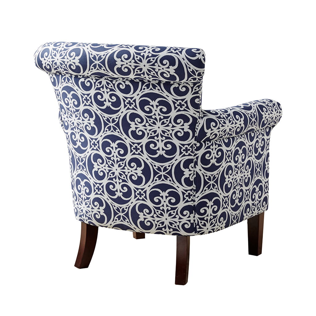 Brooke - Tight Back Club Chair - Navy