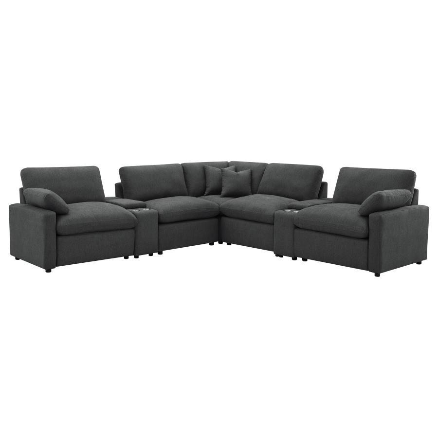 Collins - 7-Piece Modular Power Reclining Sectional