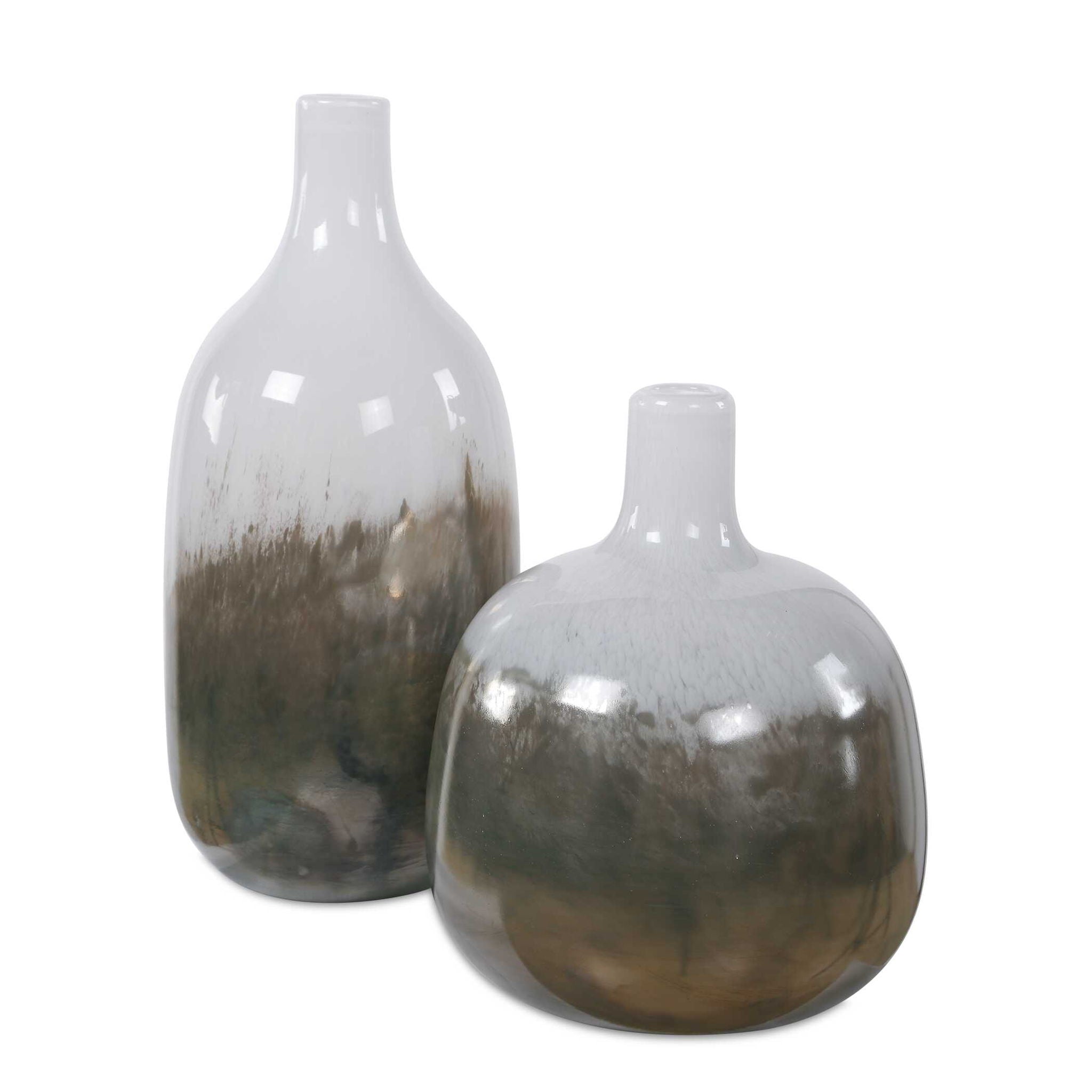 Cardoni - Vases (Set of 2) - Smoke / White