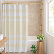 Spa Waffle - 72" x 72" Shower Curtain With 3M Treatment - Cream