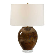 Rye - Glazed Table Lamp - Brown
