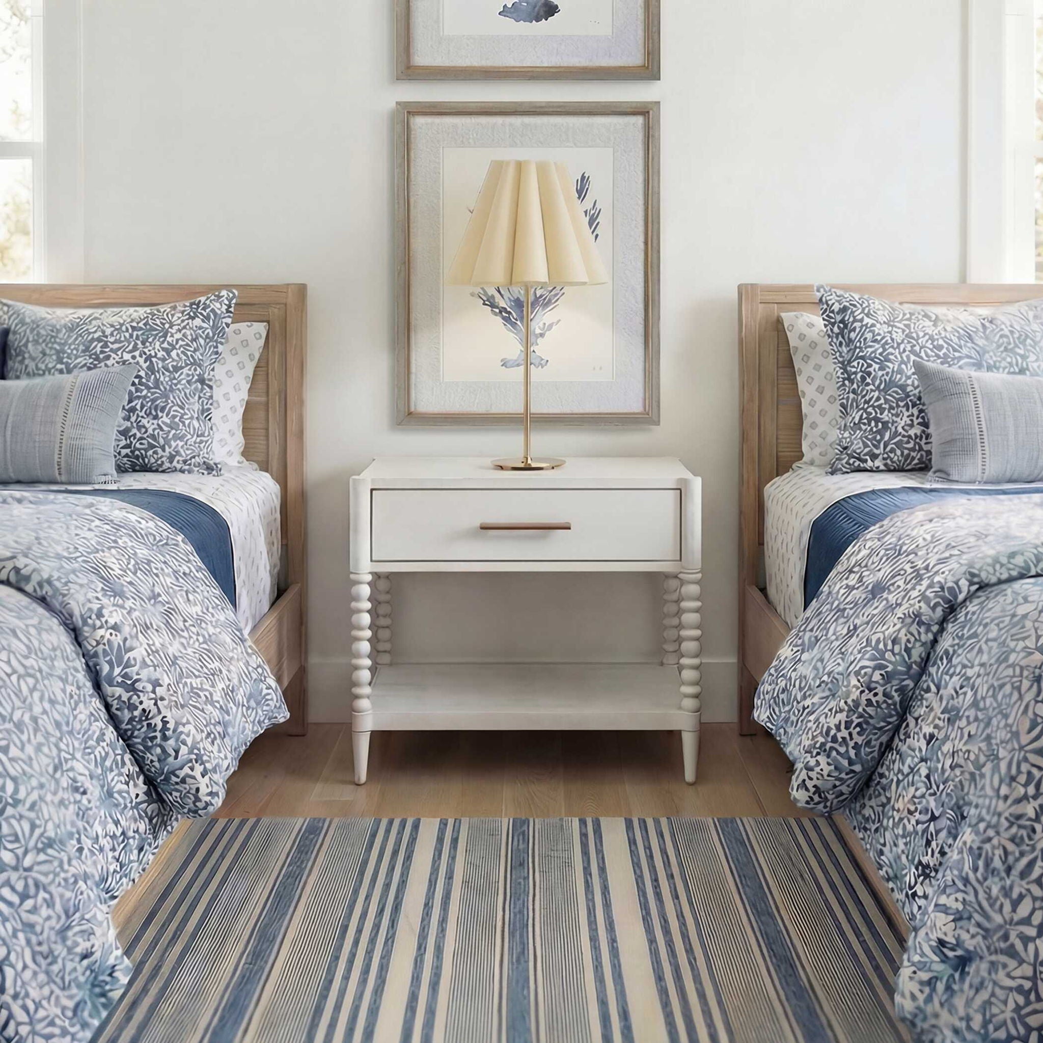 Bales - Side Table - Off-White