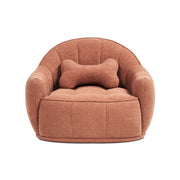 Louie - Dog Sofa Bed With Bone Pillow - Orange