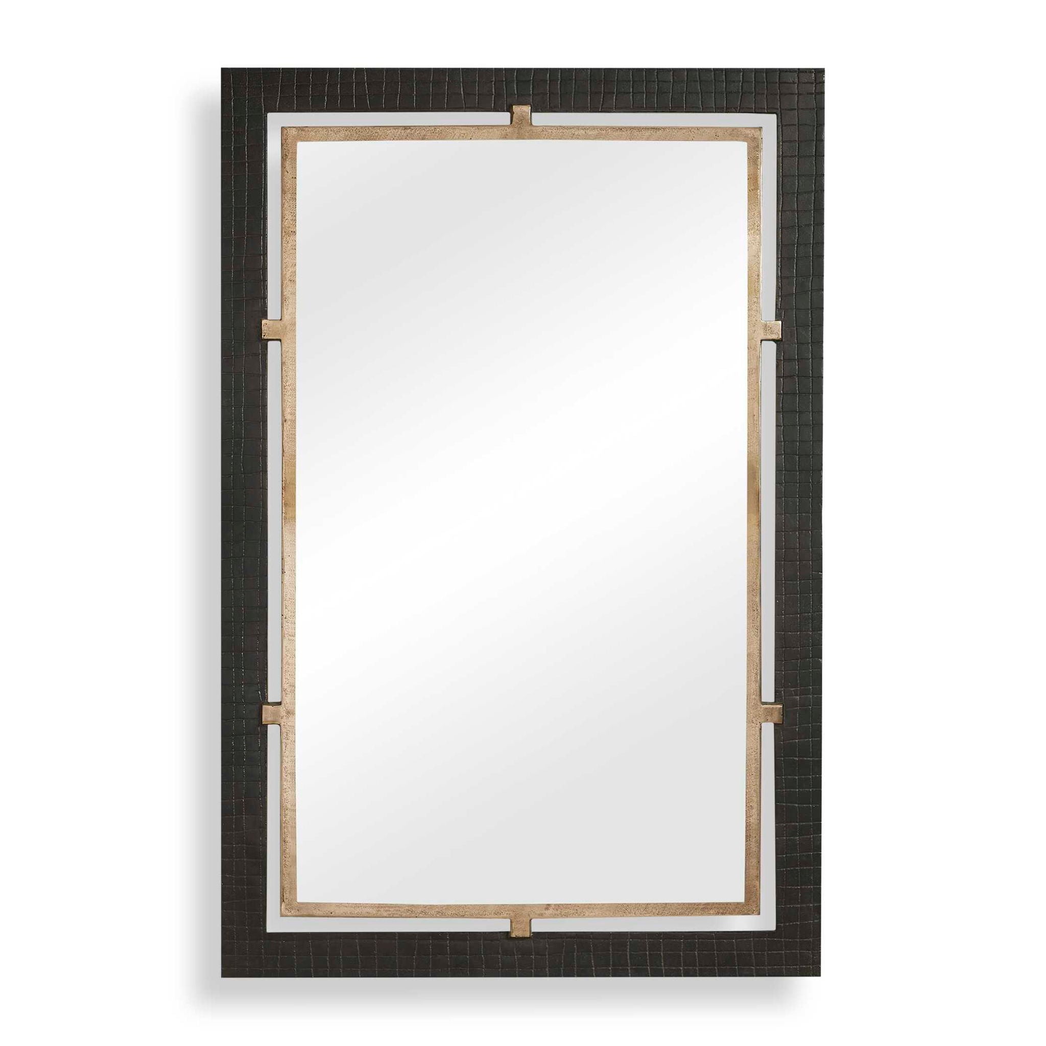 Guerra - Mirror - Walnut & Brass