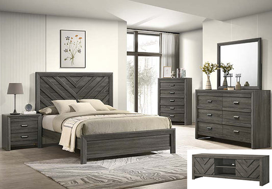 VALOR BEDROOM GROUP GREY