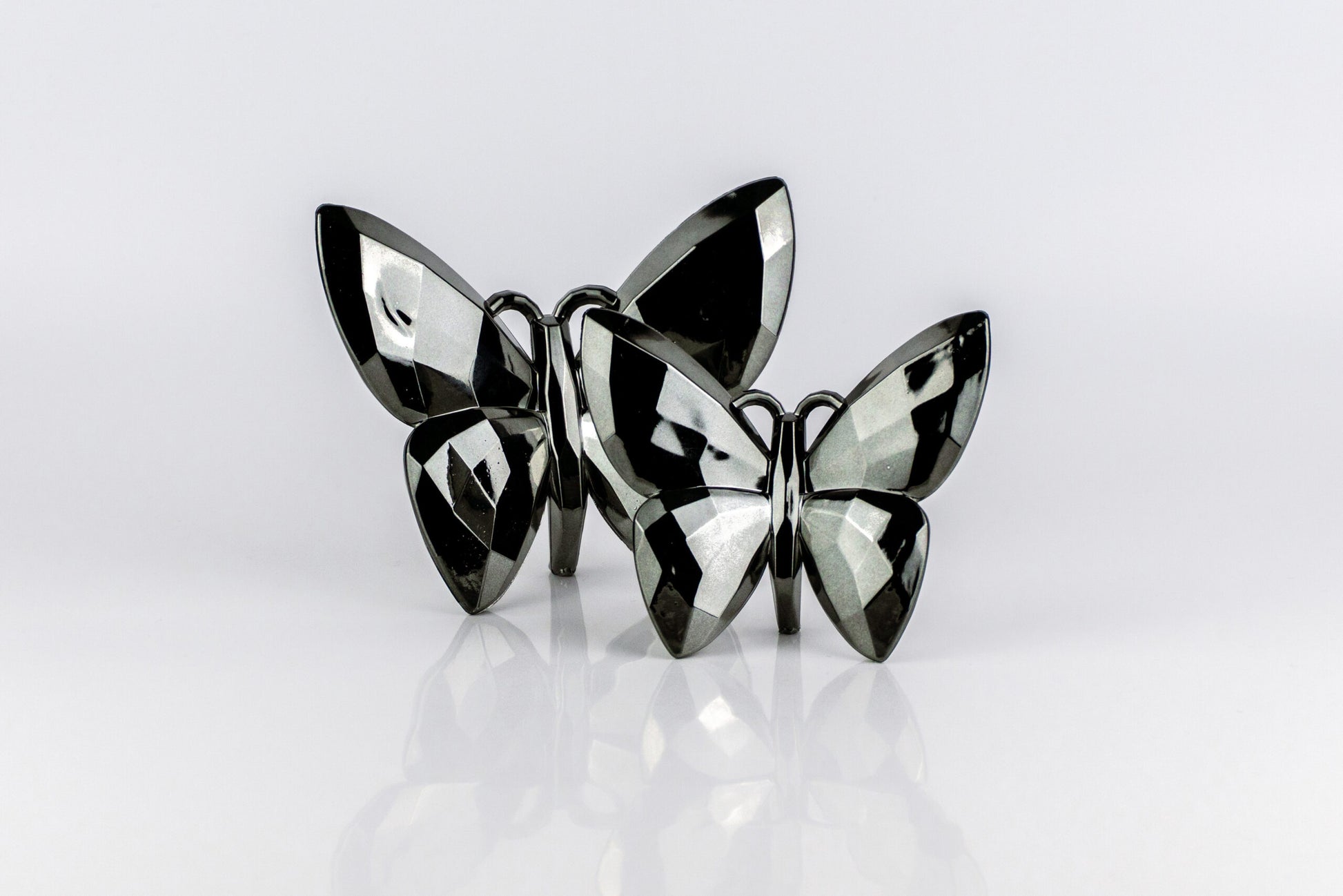 Butterfly Dark Silver