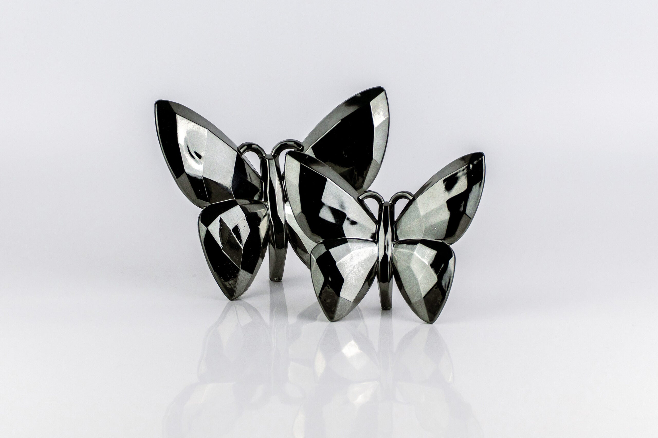 Butterfly Dark Silver