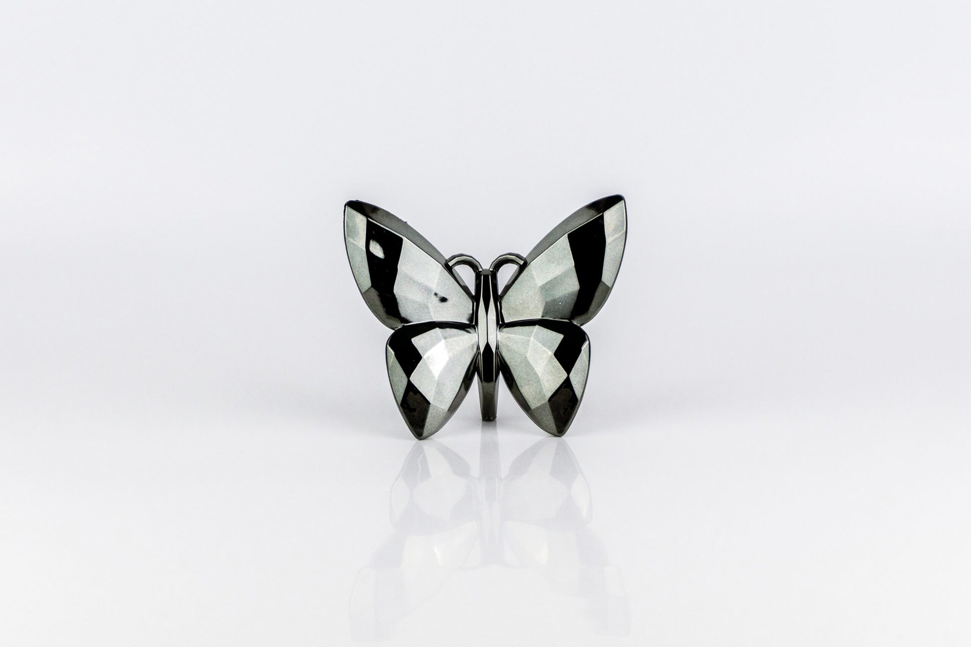 Butterfly Dark Silver