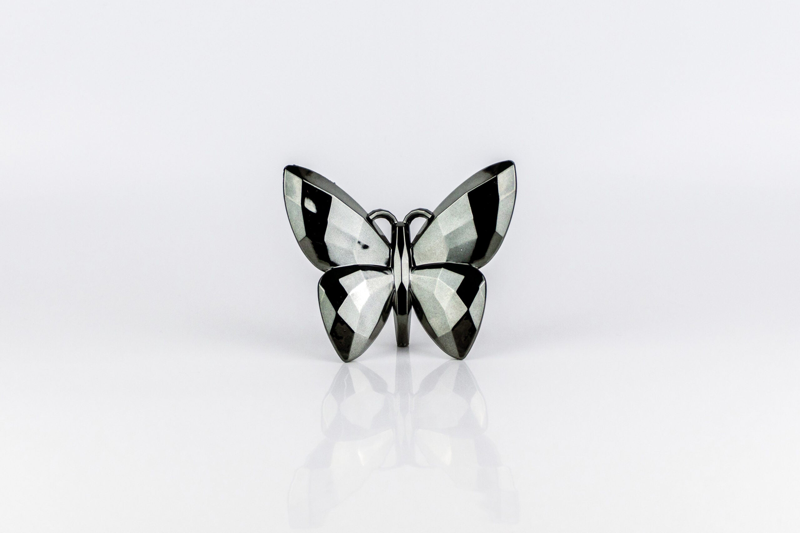 Butterfly Dark Silver
