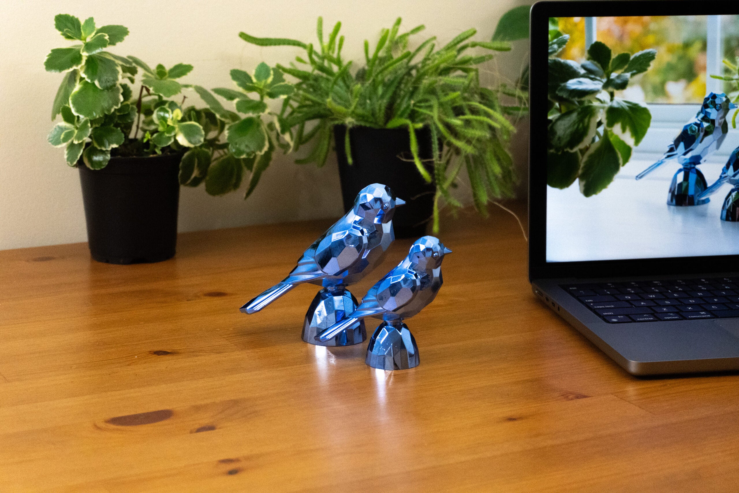 Birds Blue