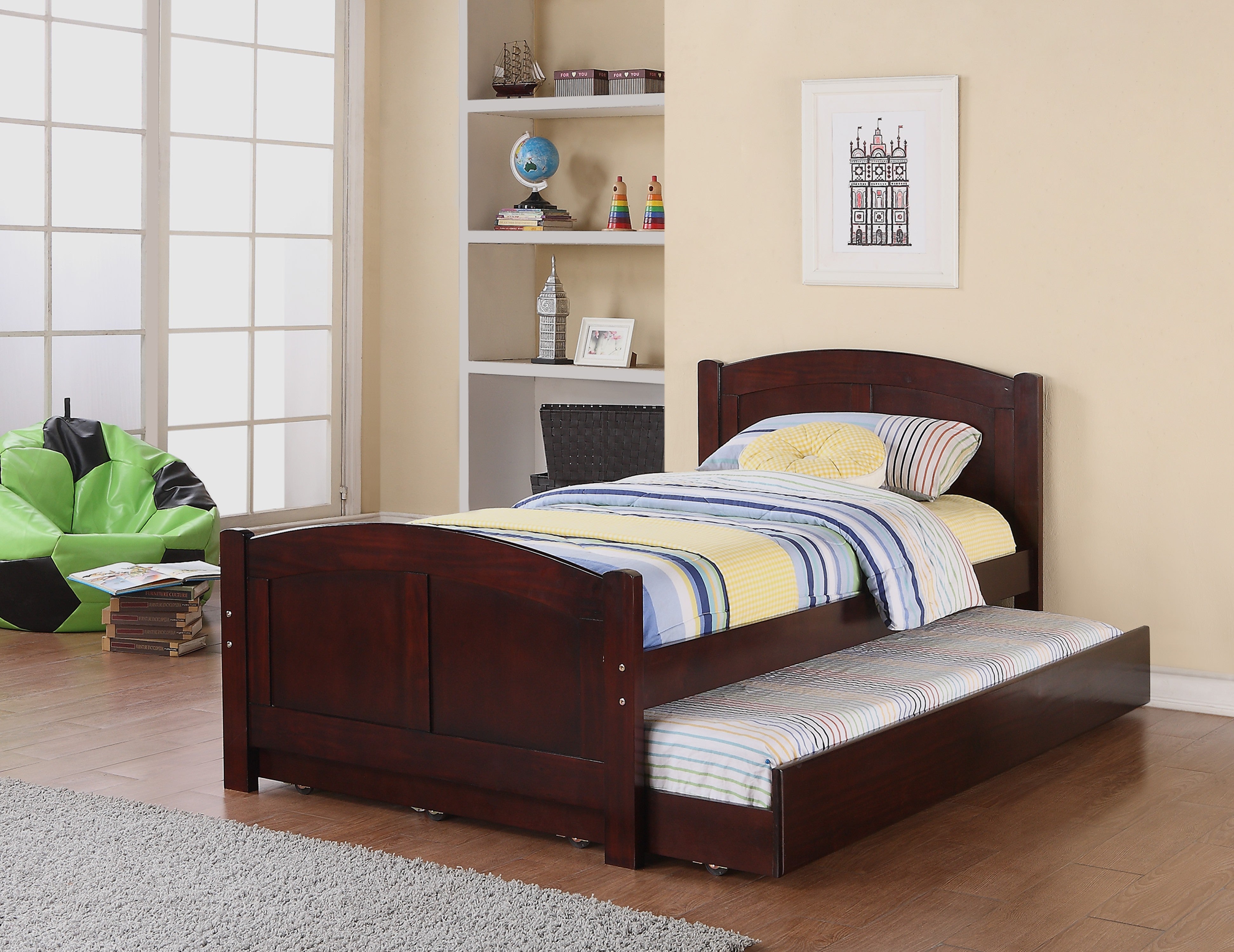 Twin Bed w/ Trundle
