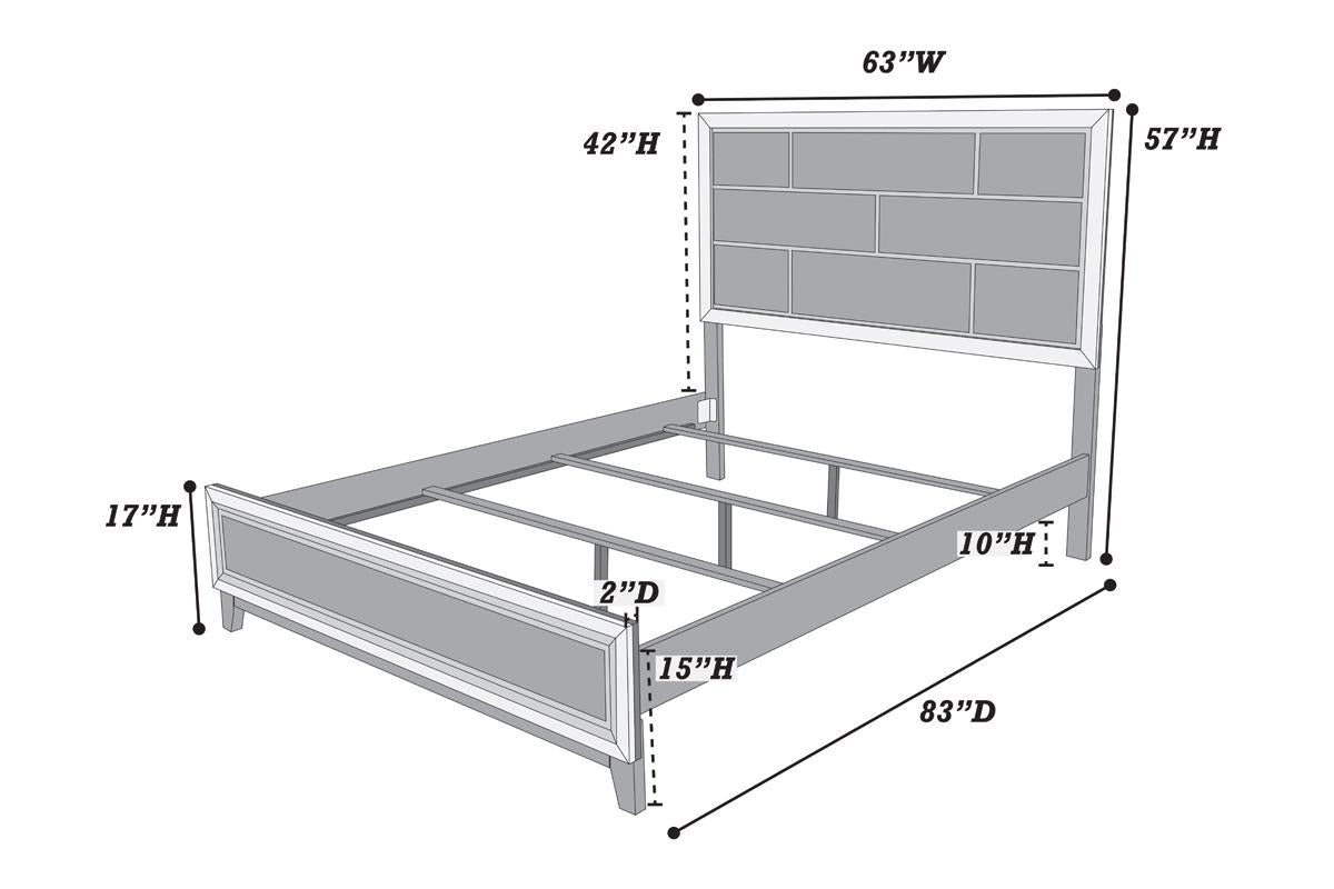 Queen Bed 4pc set