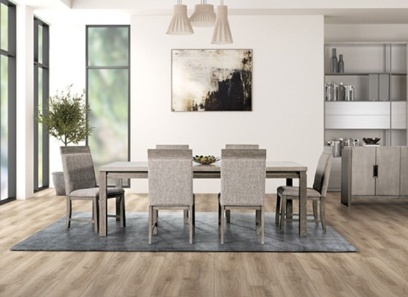 Gristalt 9 Pc Dining Table Set