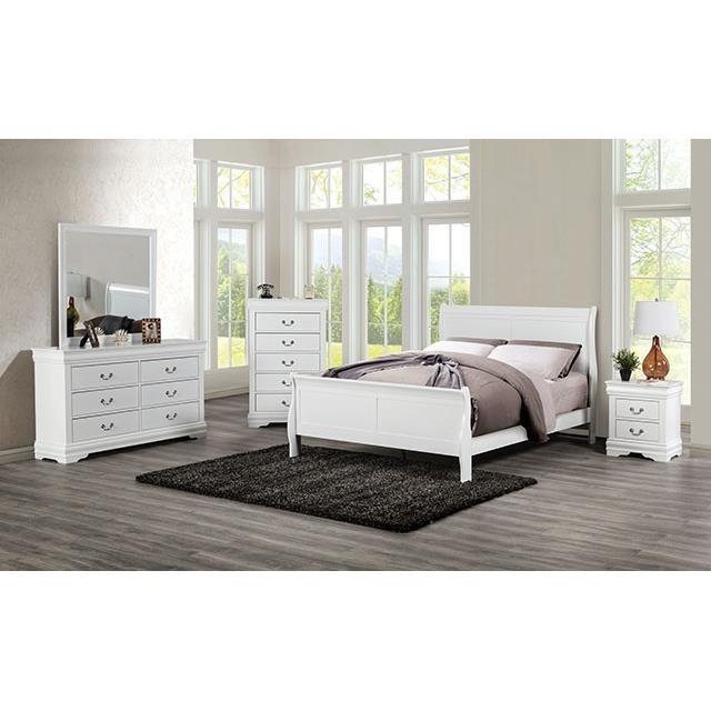 Louis Philippe 4 Pc Queen Bedroom Set