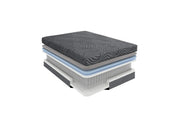 Taurus 14" Queen Copper-Infused Memory Foam Hybrid Mattress