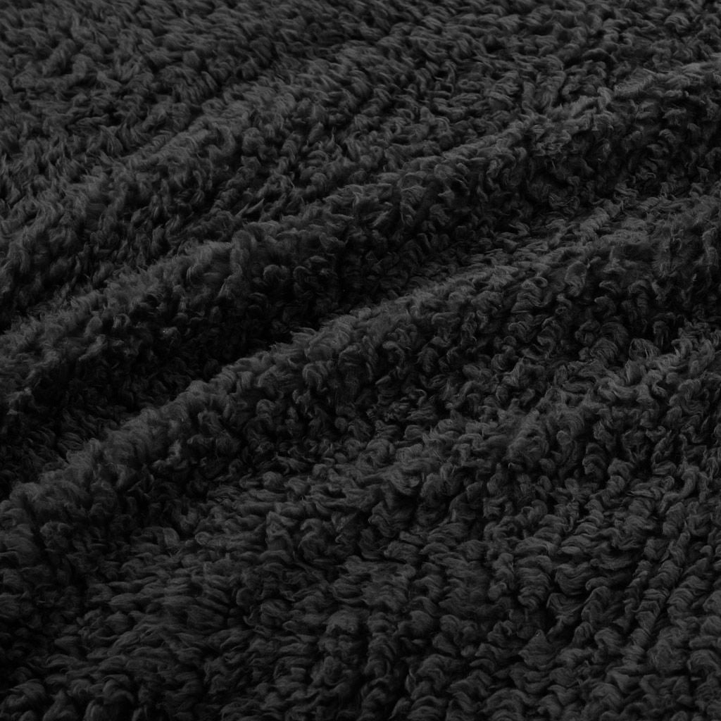 Burlington - Full Berber Blanket - Black