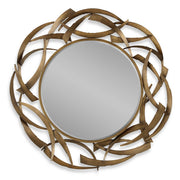 Cutting Edge - Bronze Round Mirror